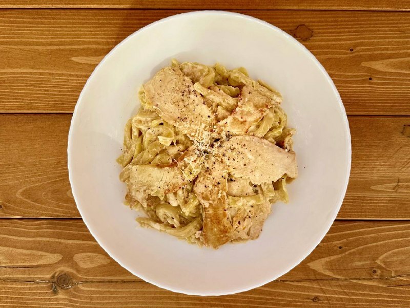 Феттучине с Цыпленком Феттучине с Цыпленком