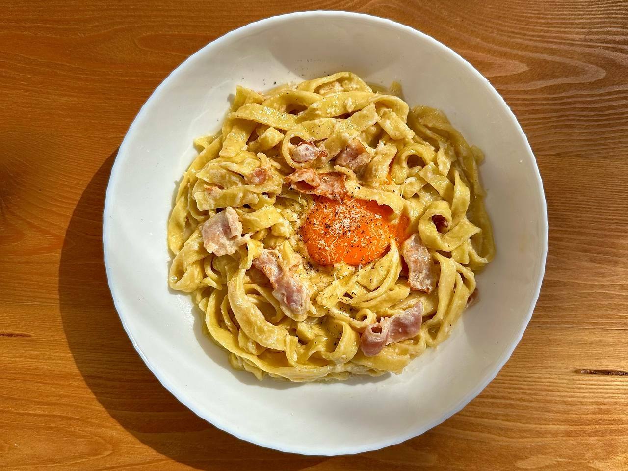 Феттучине Карбонара Феттучине Карбонара