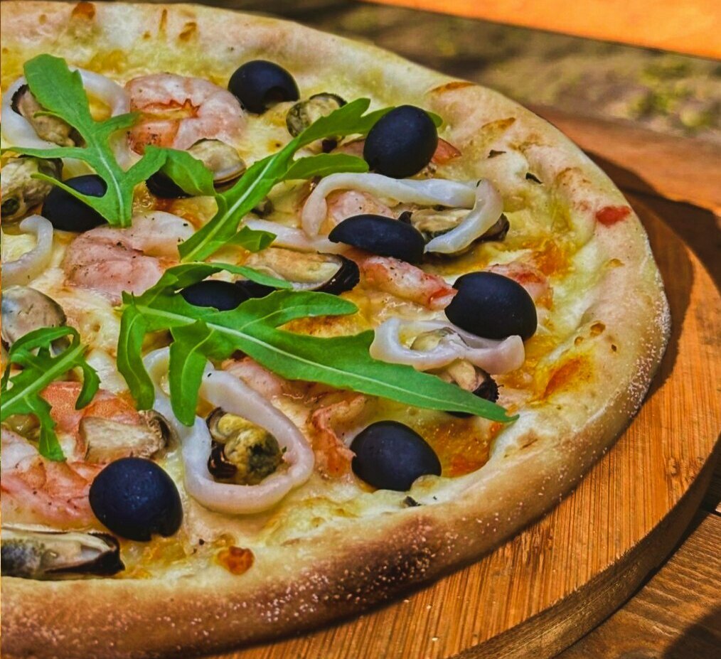 Пицца МОРЕпродукты Пицца МОРЕпродукты